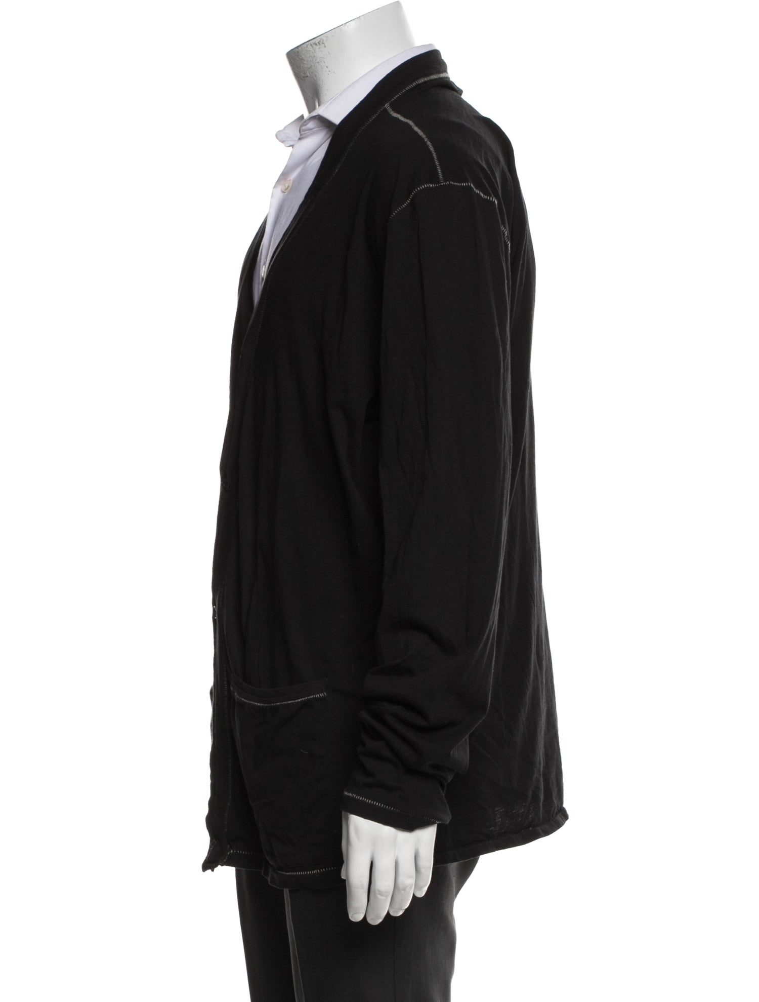 John Varvatos Star USA Open Front Long Sleeve Cardigan