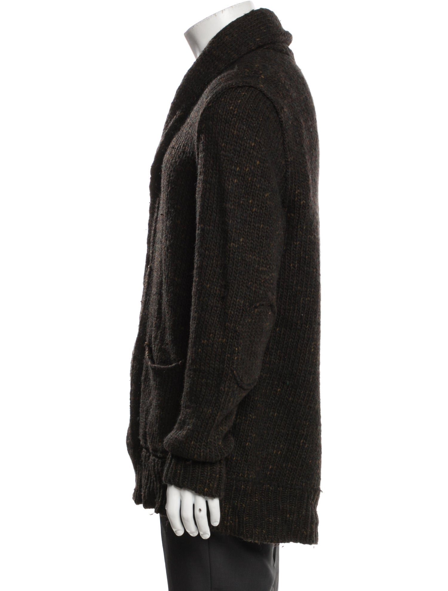 John Varvatos Star U.S.A. Wool V-Neck Cardigan