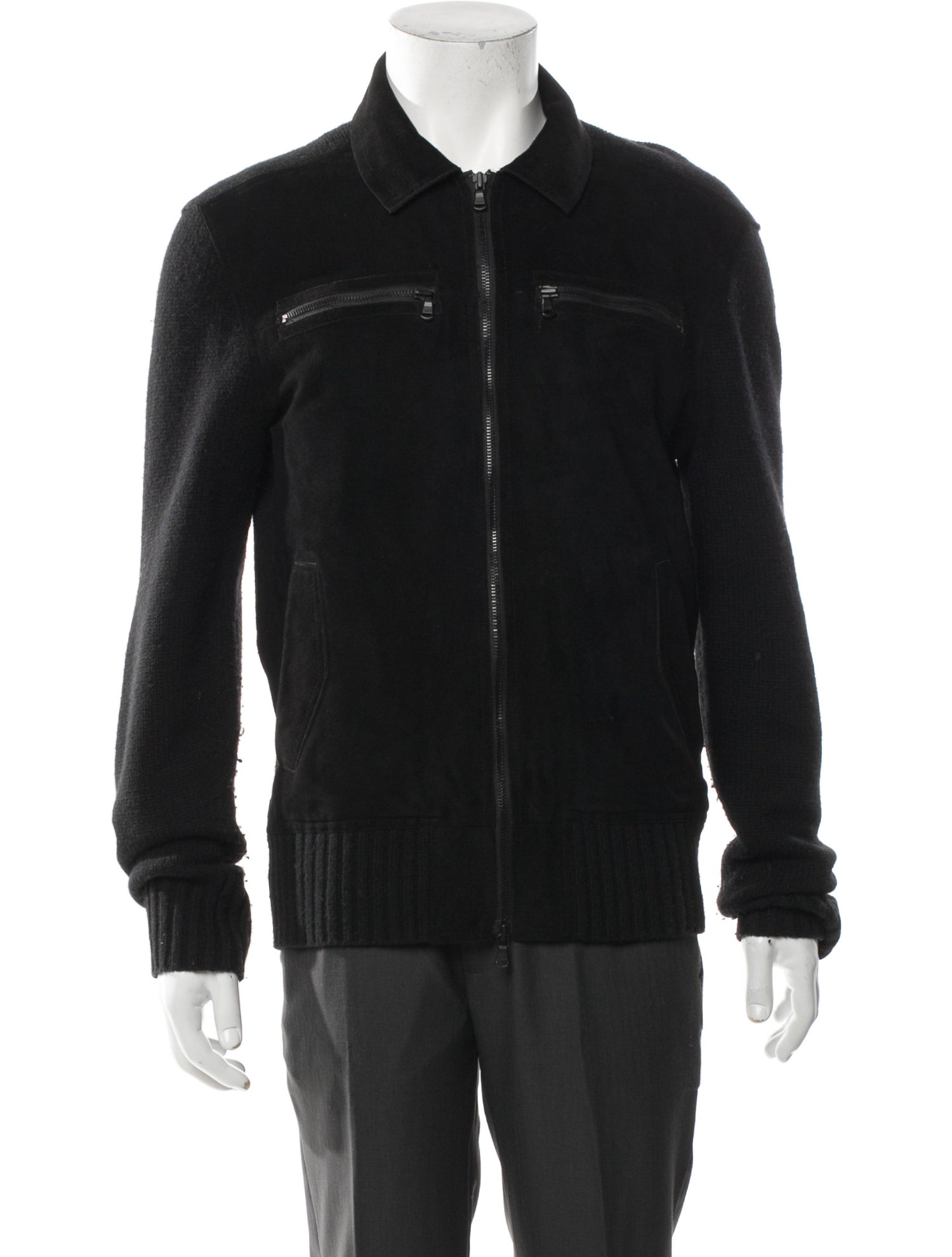John Varvatos Star U.S.A. Wool Bomber Jacket