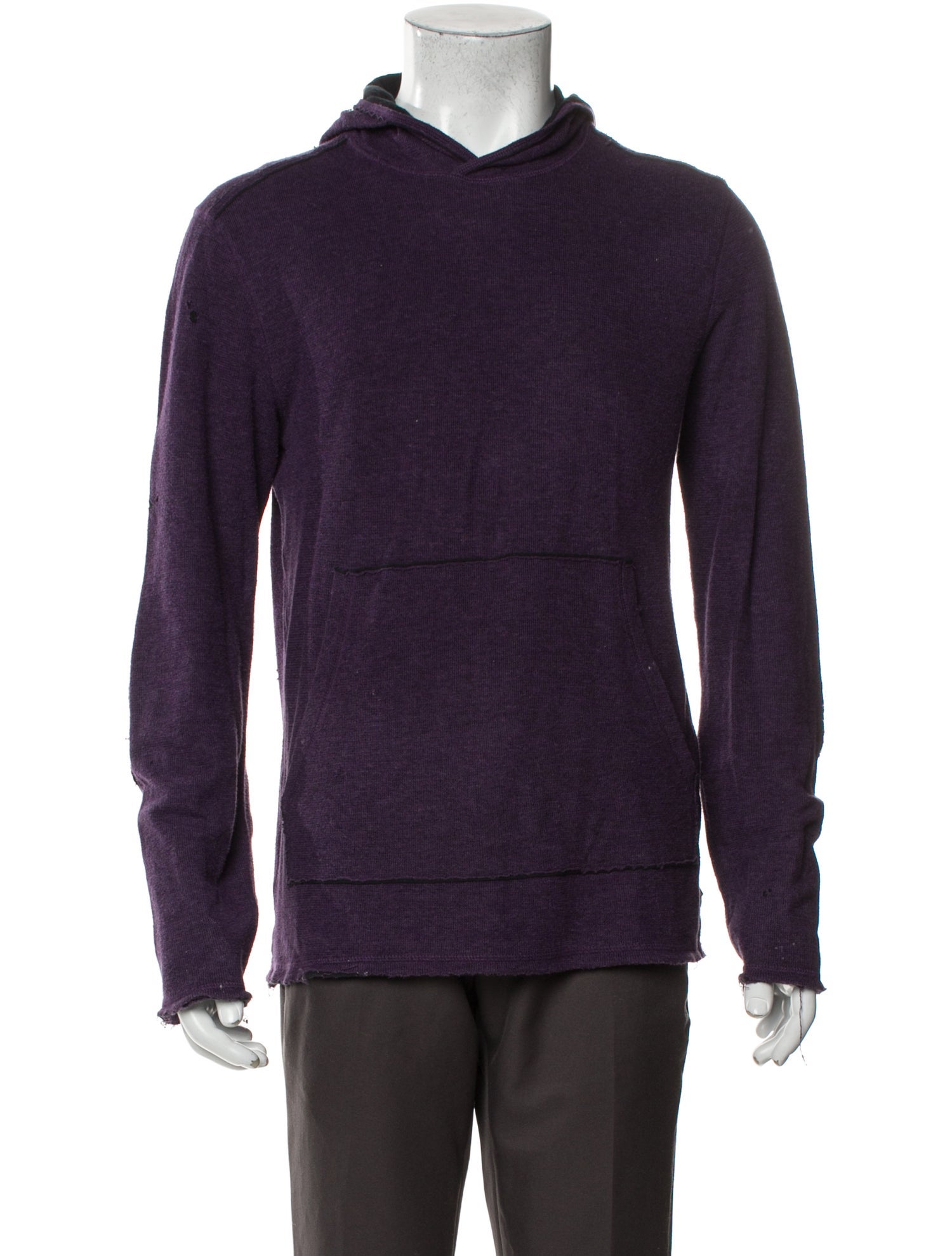 John Varvatos Star U.S.A. Crew Neck Long Sleeve Hoodie