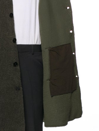 John Varvatos Star U.S.A. Linen Tweed Pattern Overcoat