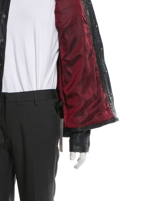 John Varvatos Star U.S.A. Leather Utility Jacket