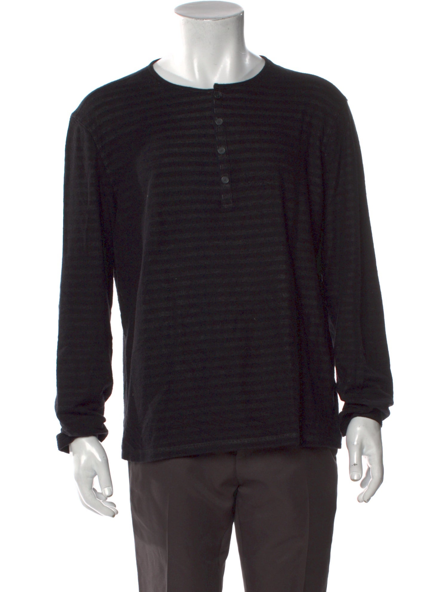 John Varvatos Star U.S.A. Crew Neck Long Sleeve Pullover