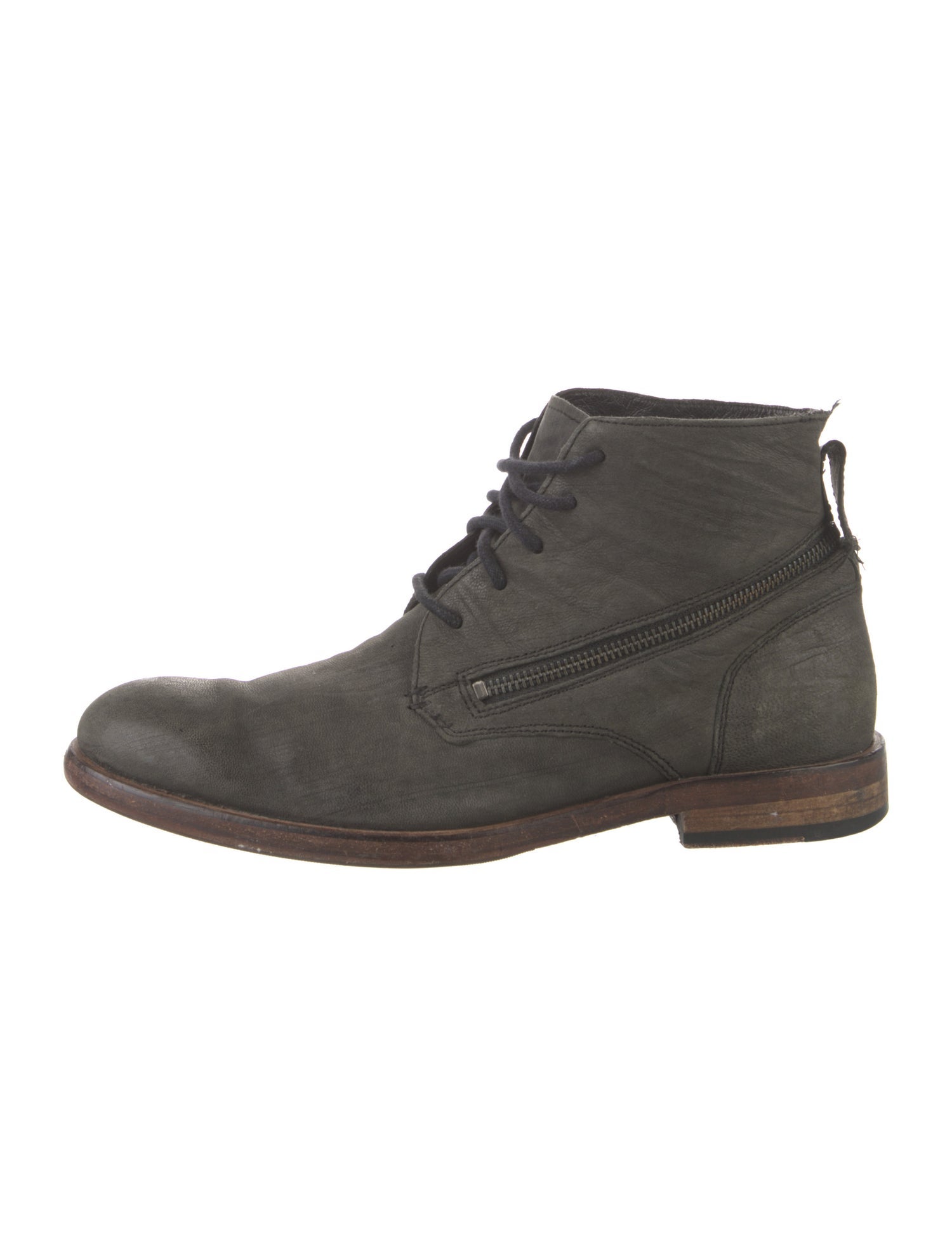 John Varvatos Star U.S.A. Leather Lace-Up Boots