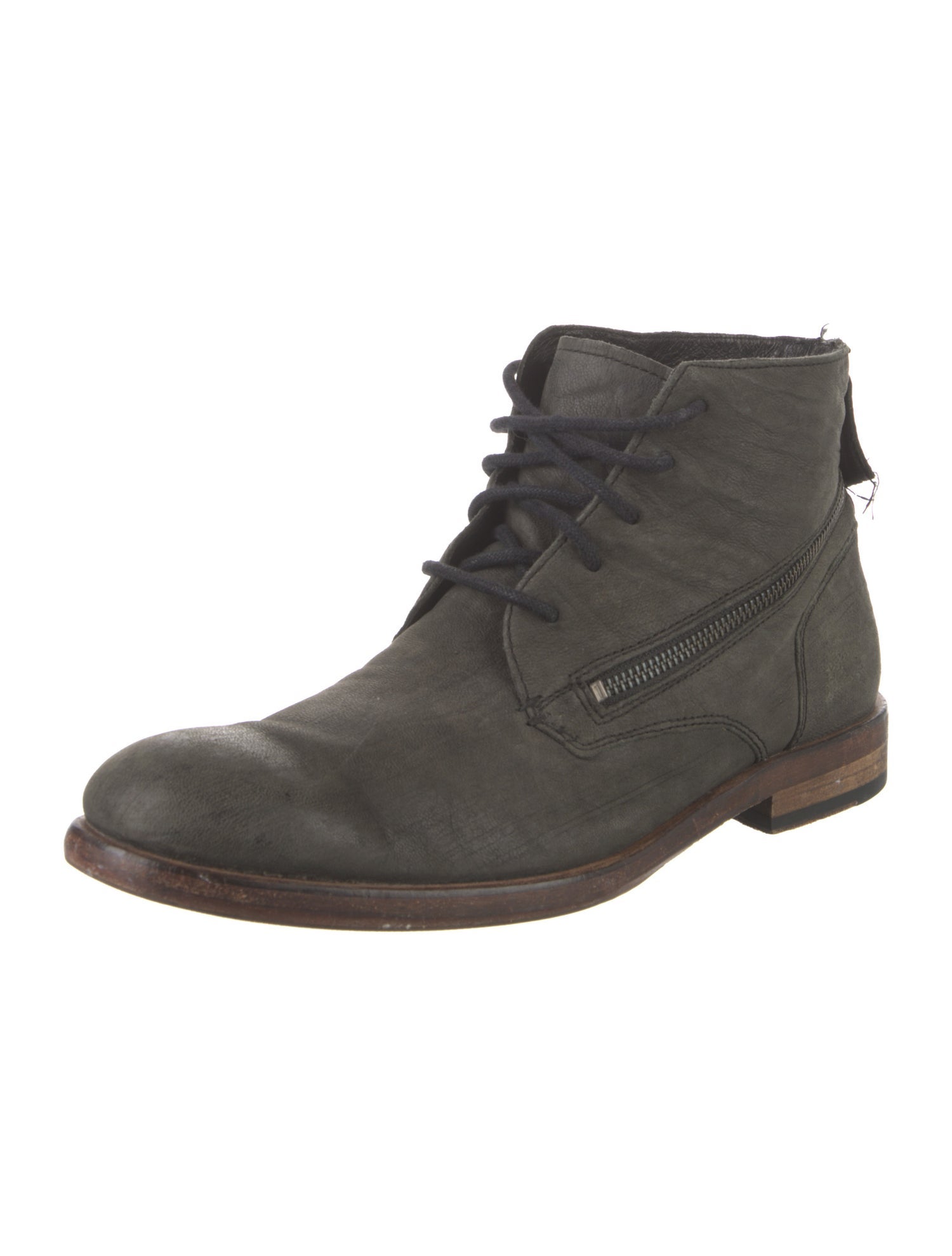 John Varvatos Star U.S.A. Leather Lace-Up Boots