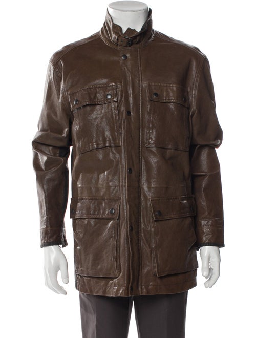 John Varvatos Star U.S.A. Lambskin Utility Jacket