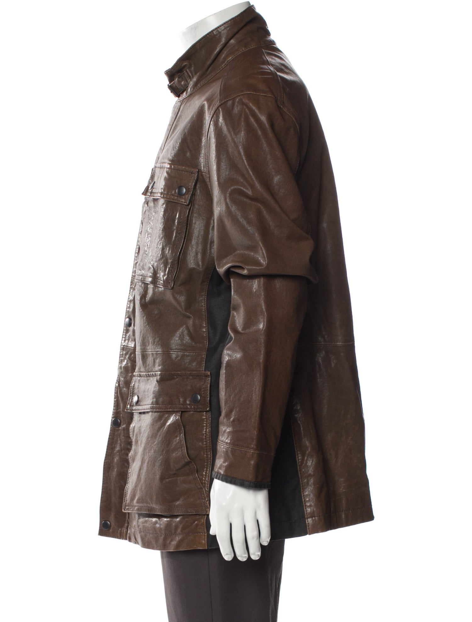 John Varvatos Star U.S.A. Lambskin Utility Jacket