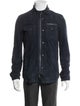 John Varvatos Star U.S.A. Suede Denim Jacket