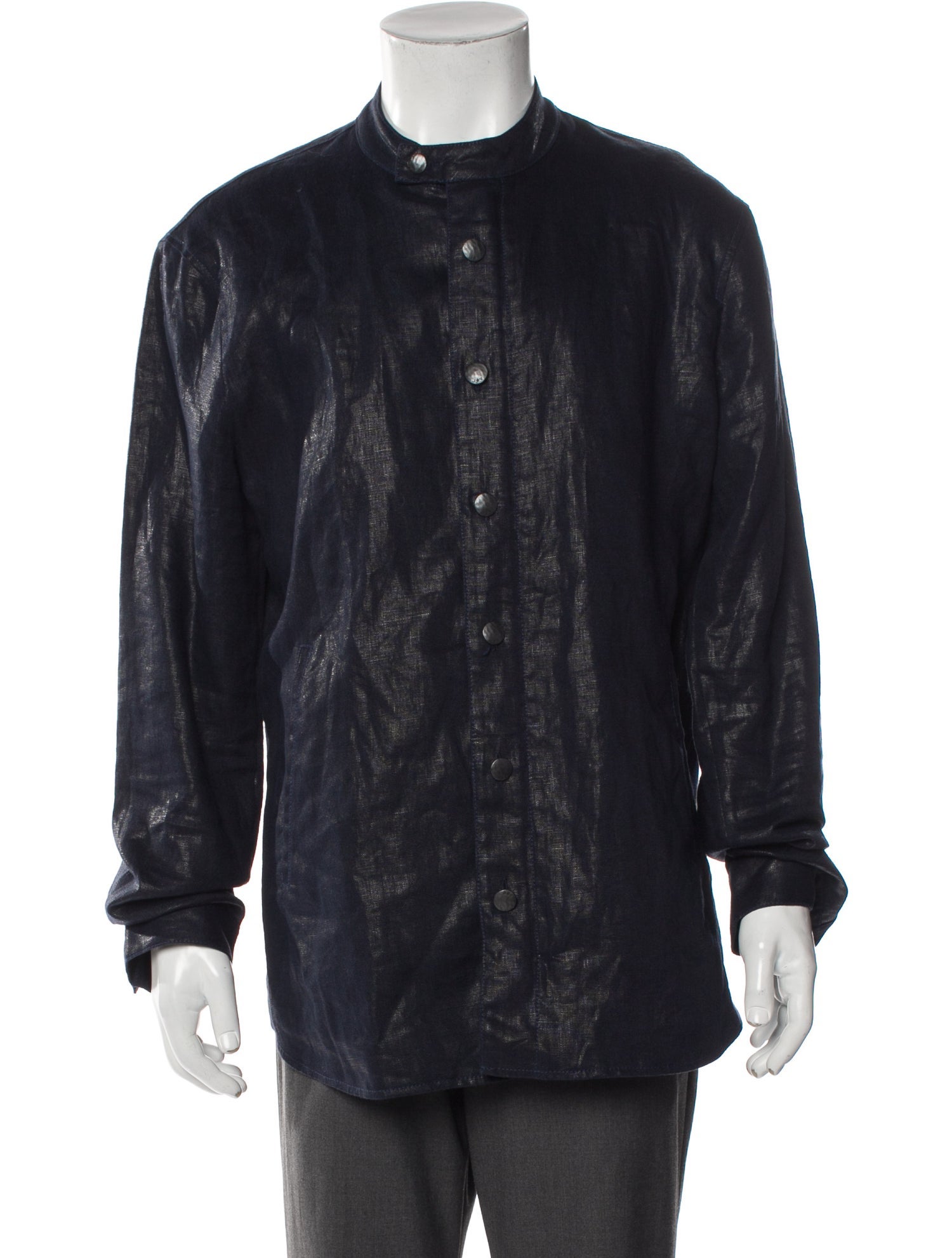 John Varvatos Star U.S.A. Linen Overcoat