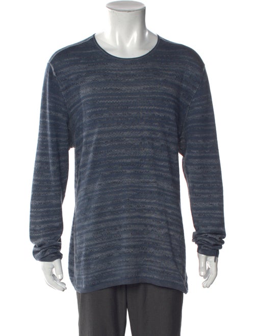 John Varvatos Star U.S.A. Silk Crew Neck Pullover