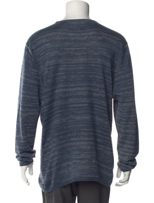 John Varvatos Star U.S.A. Silk Crew Neck Pullover