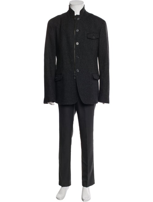 John Varvatos Star U.S.A. Wool Overcoat