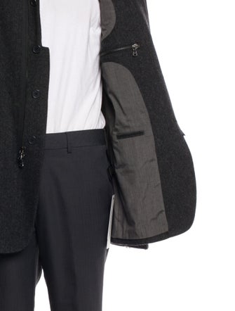 John Varvatos Star U.S.A. Wool Overcoat