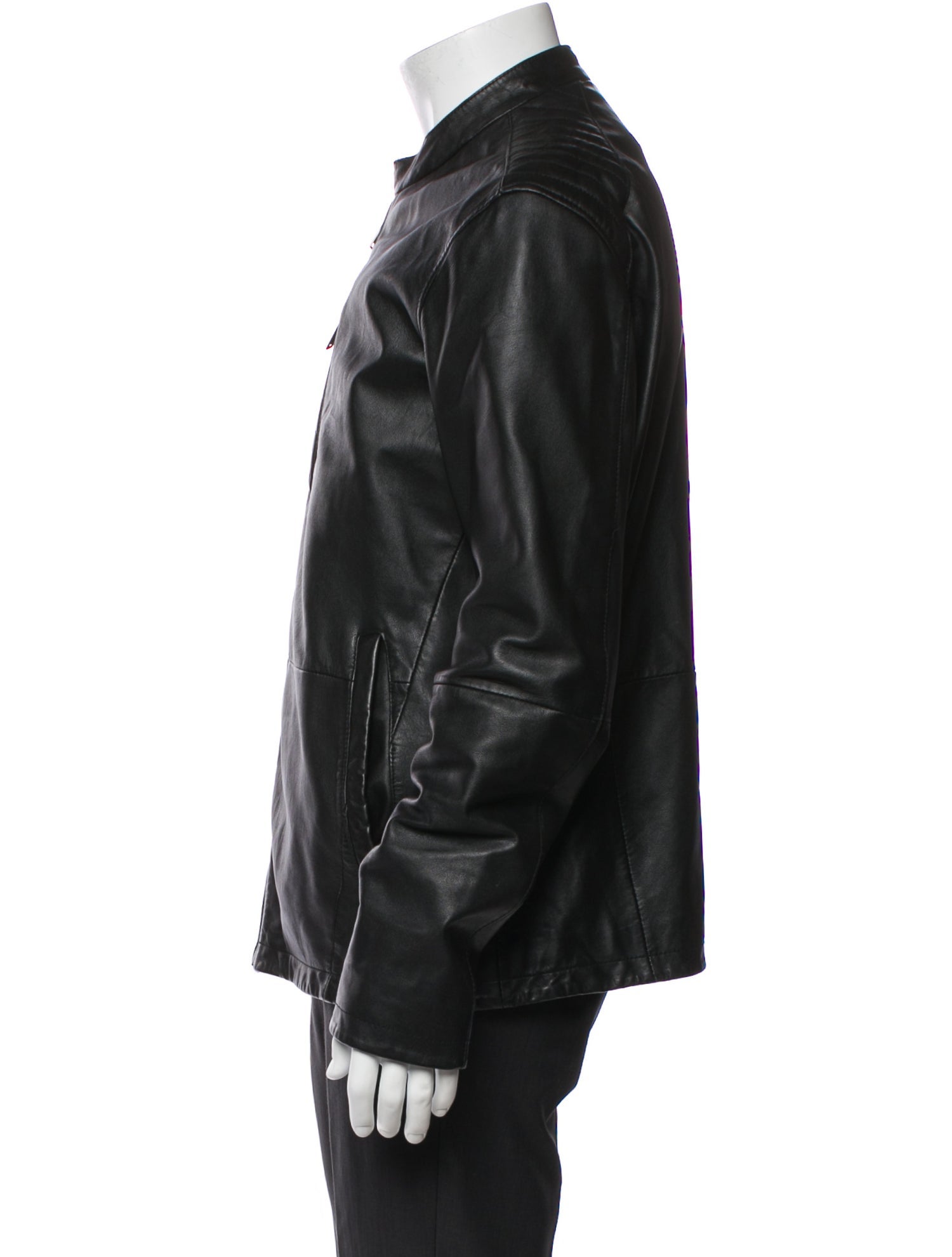 John Varvatos Star U.S.A. Leather Moto Jacket