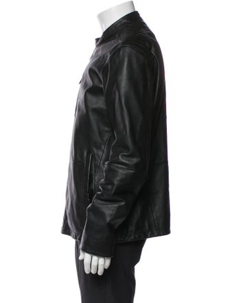 John Varvatos Star U.S.A. Leather Moto Jacket