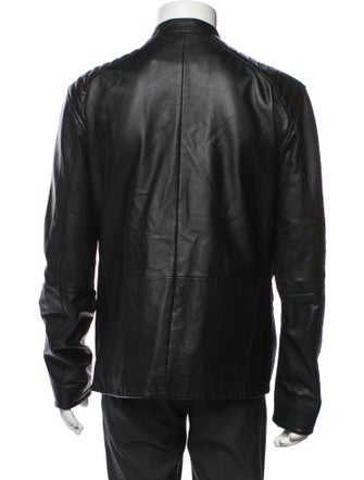 John Varvatos Star U.S.A. Leather Moto Jacket