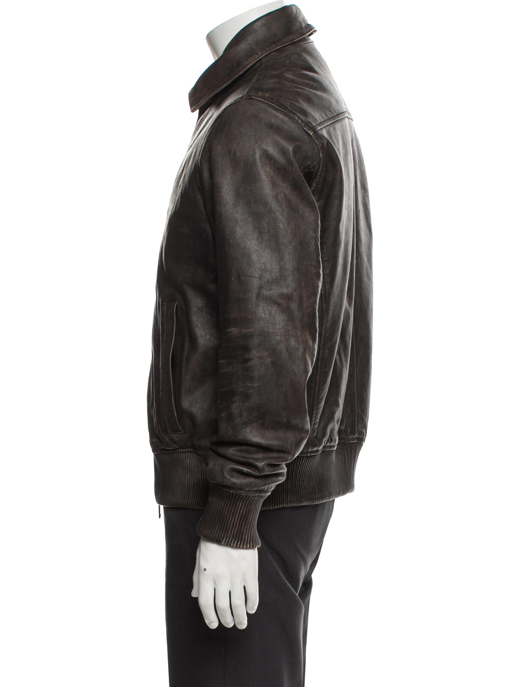 John Varvatos Star U.S.A. Leather Moto Jacket