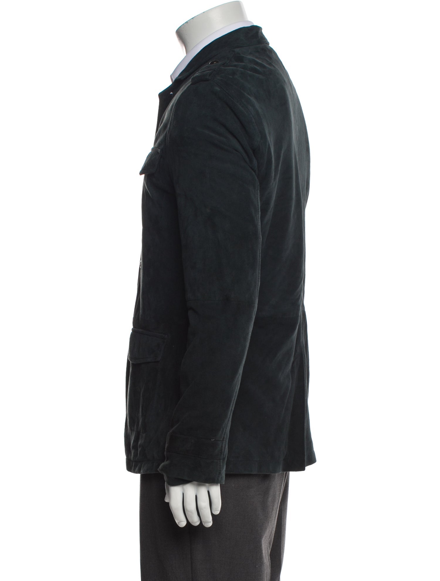 John Varvatos Star U.S.A. Suede Utility Jacket