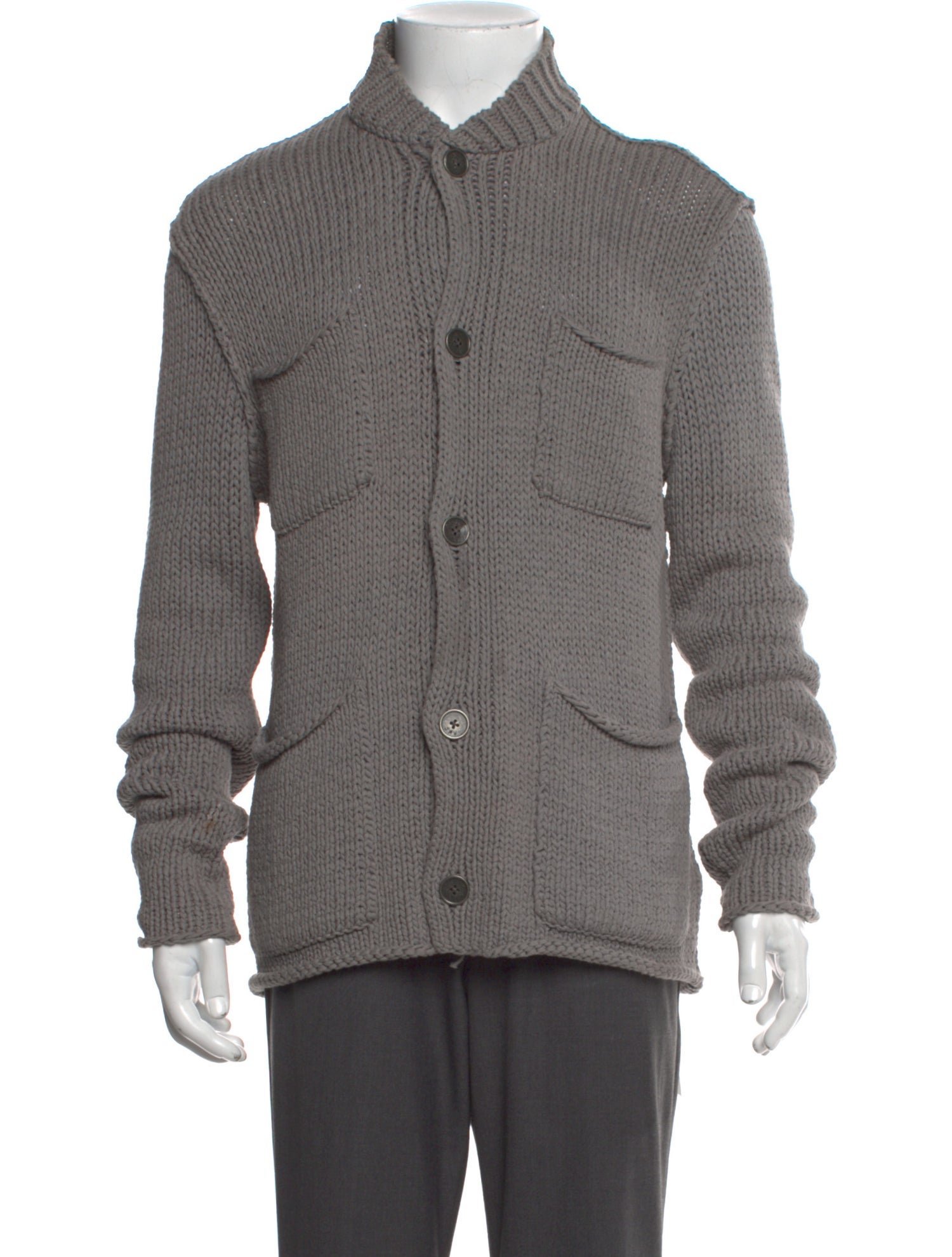 John Varvatos Star U.S.A. Turtleneck Long Sleeve Cardigan