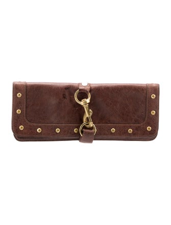 J.J. Winters Leather Clutch