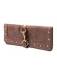 J.J. Winters Leather Clutch