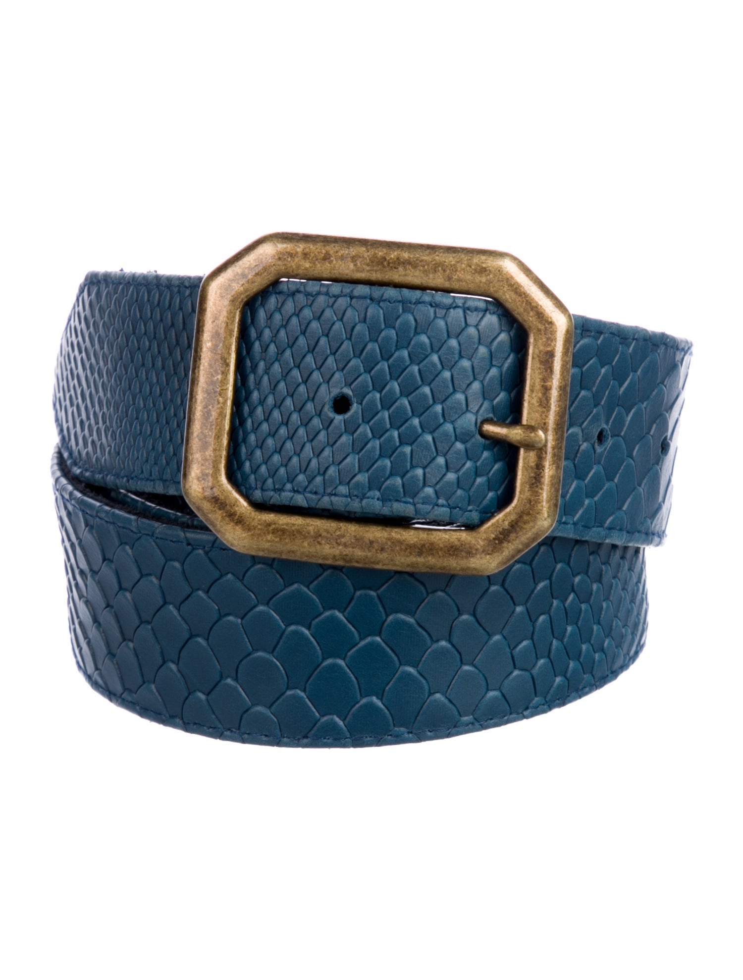 ベルト by FAR Belt - By Far - Leather - Blue (22PFKTNAZWS AZ AZUR) By Far Leather Belt w/ Tags - Blue Belts, Accessories