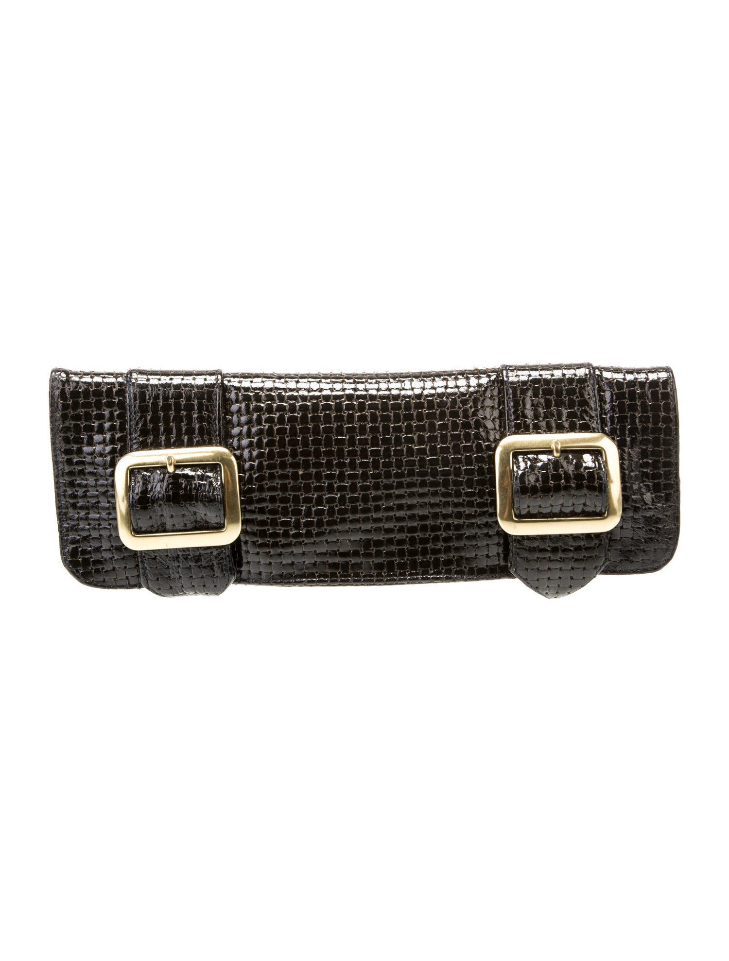 J.J. Winters Patent Leather Clutch