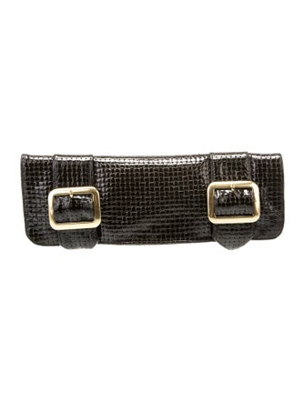J.J. Winters Patent Leather Clutch