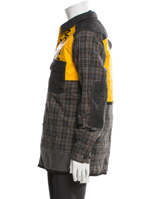 Junya Watanabe Comme des Garçons Man x The North Face Plaid Print Varsity Jacket