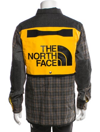 Junya Watanabe Comme des Garçons Man x The North Face Plaid Print Varsity Jacket