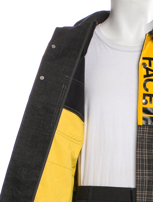 Junya Watanabe Comme des Garçons Man x The North Face Plaid Print Varsity Jacket