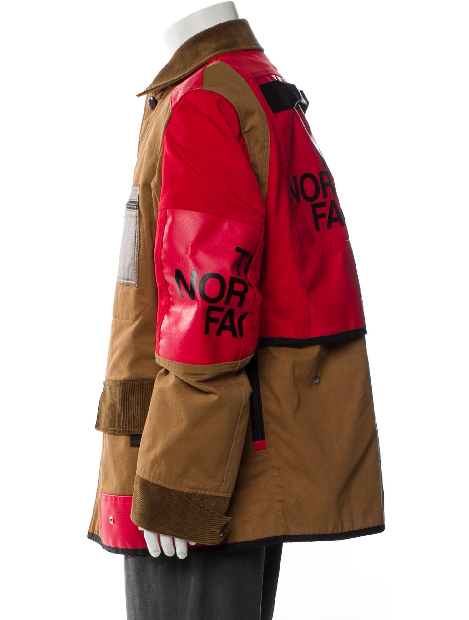 Junya Watanabe Comme des Garçons Man x The North Face 2017 Colorblock Pattern Utility Jacket