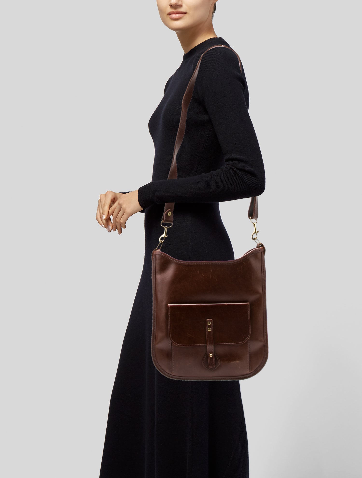 J.W. Hulme Leather Shoulder Bag