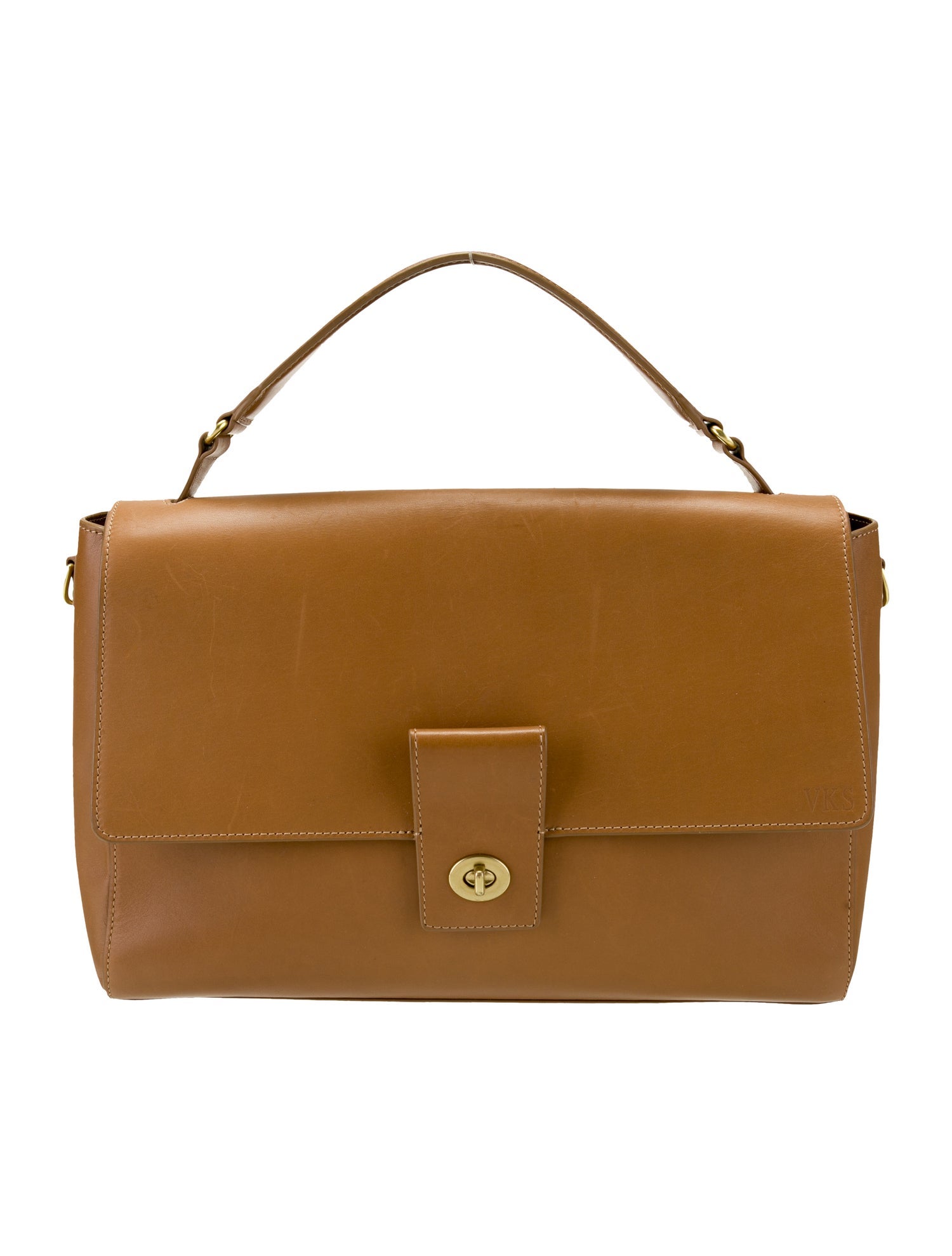 J.W. Hulme Leather Top Handle Bag