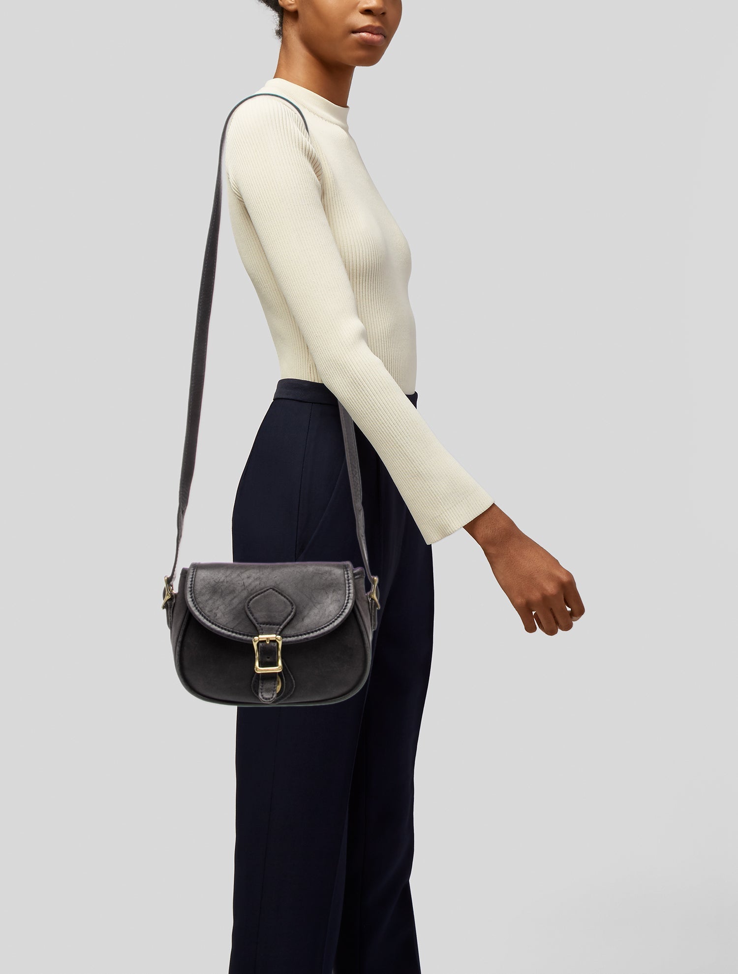 J.W. Hulme Leather Shoulder Bag