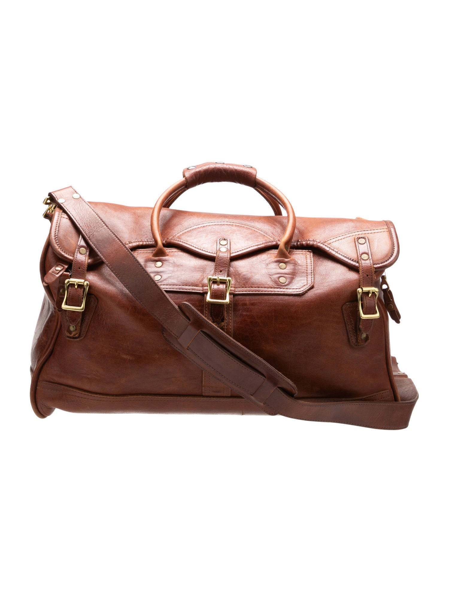 J.W. Hulme Leather Duffle Bag