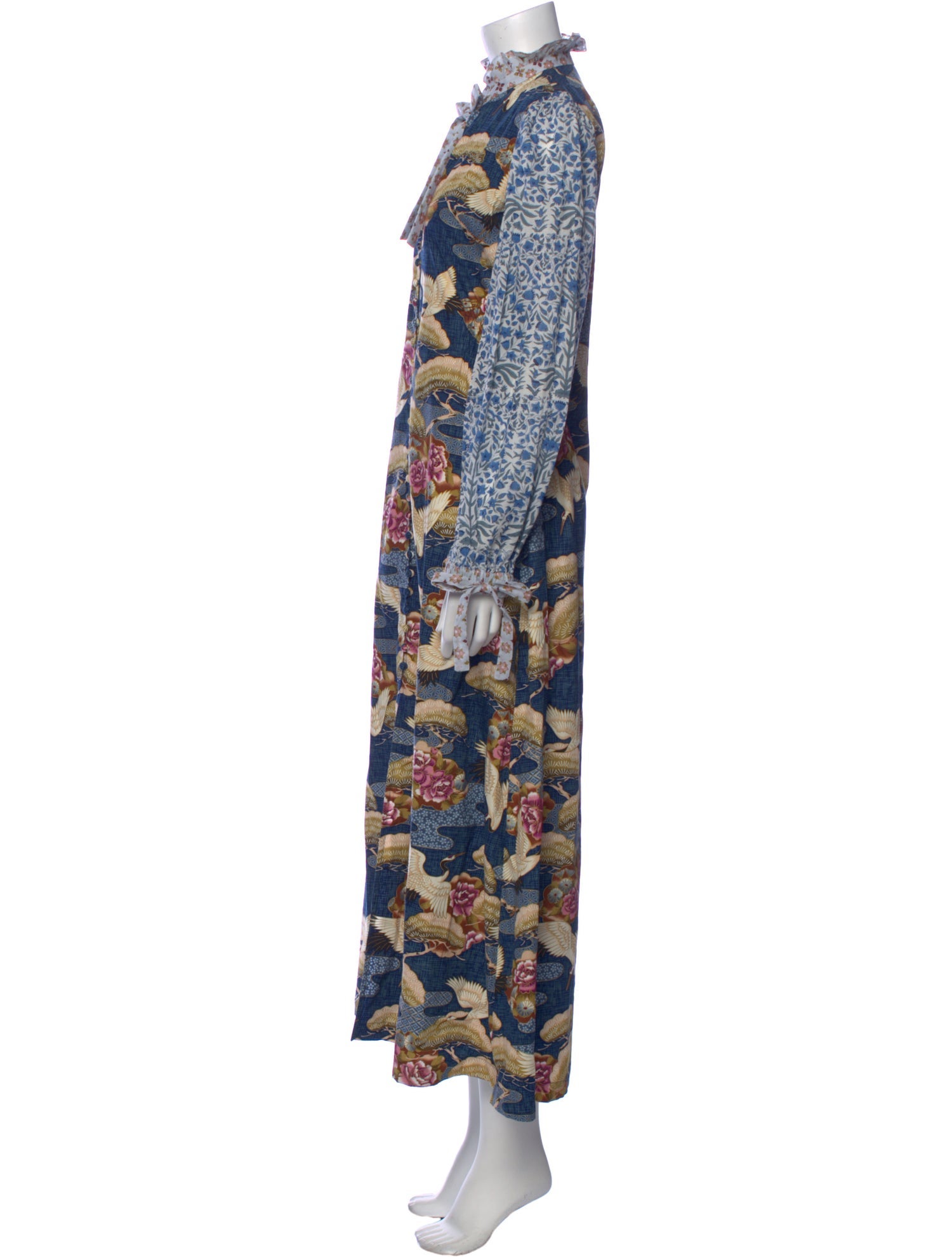 Joey Wölffer Reworked Floral Print Long Dress