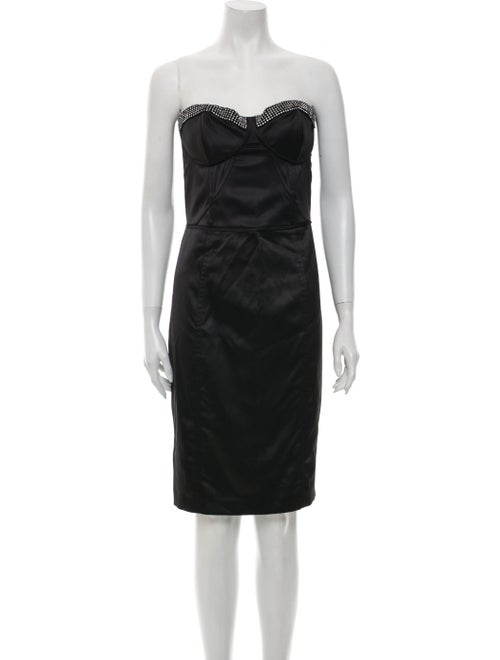 Jill Jill Stuart Strapless Mini Dress Black