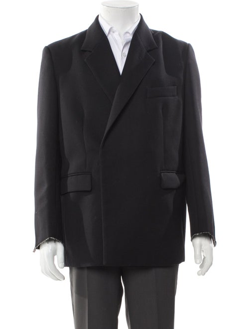 JNBY Wool Raw-Edge Trim Blazer