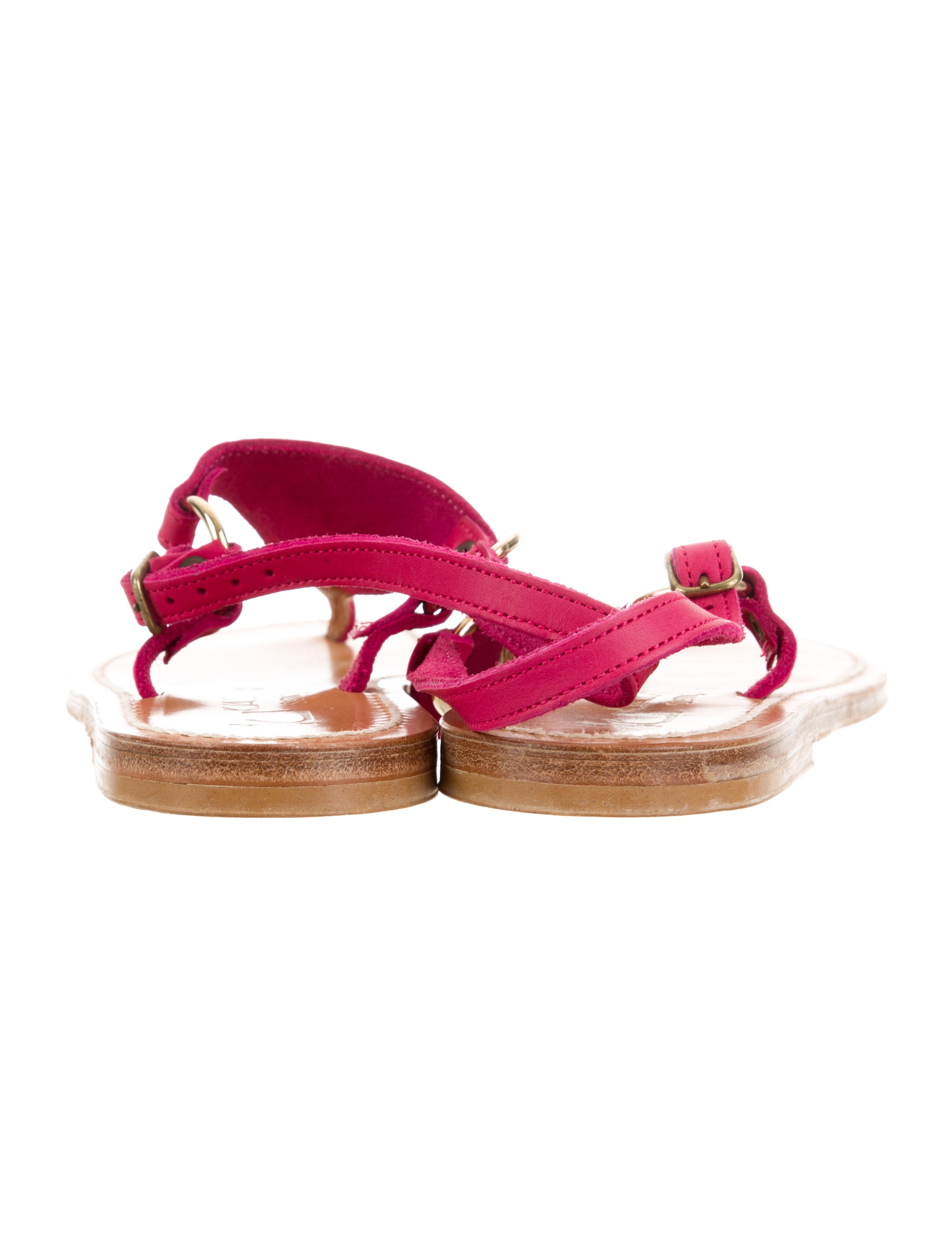 K Jacques St. Tropez Leather Thong Sandals - Shoes - WK022003 | The RealReal