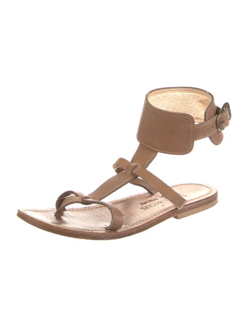K Jacques St. Tropez Leather Gladiator Sandals