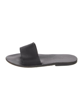 K Jacques St. Tropez Leather Slides
