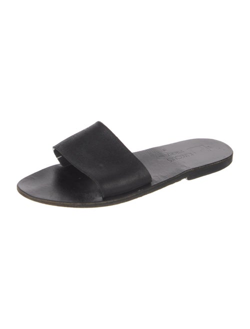 K Jacques St. Tropez Leather Slides