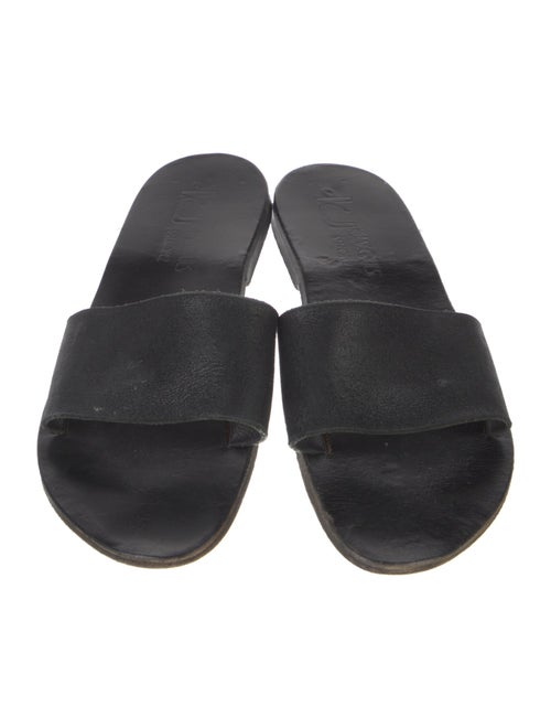K Jacques St. Tropez Leather Slides