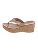 K Jacques St. Tropez Leather Slides
