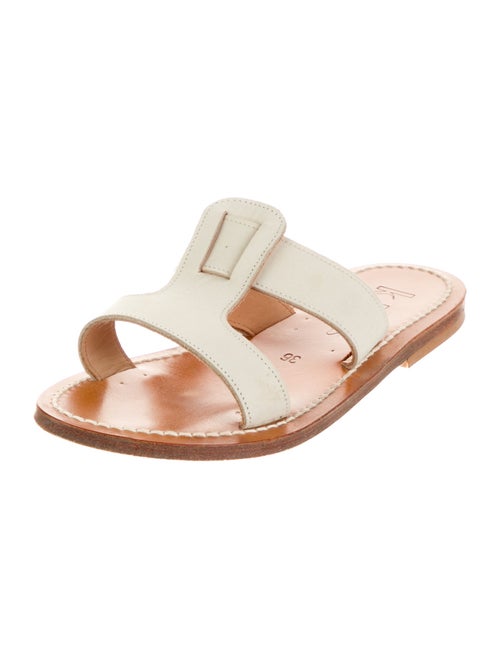 K Jacques St. Tropez Leather Slides