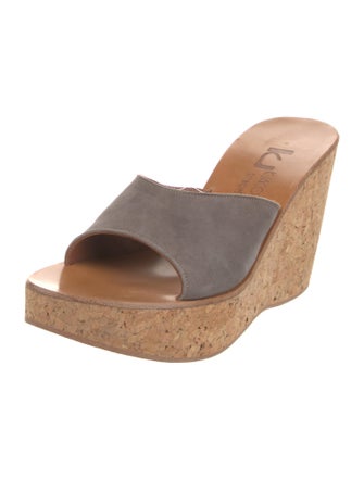 K Jacques St. Tropez Leather Slides