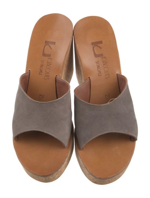 K Jacques St. Tropez Leather Slides