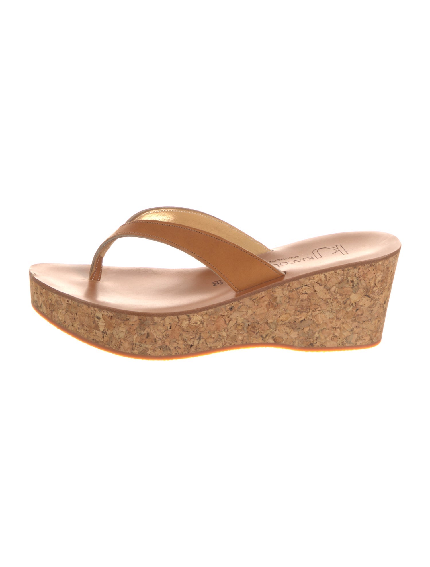 K Jacques St. Tropez Leather Flip Flops