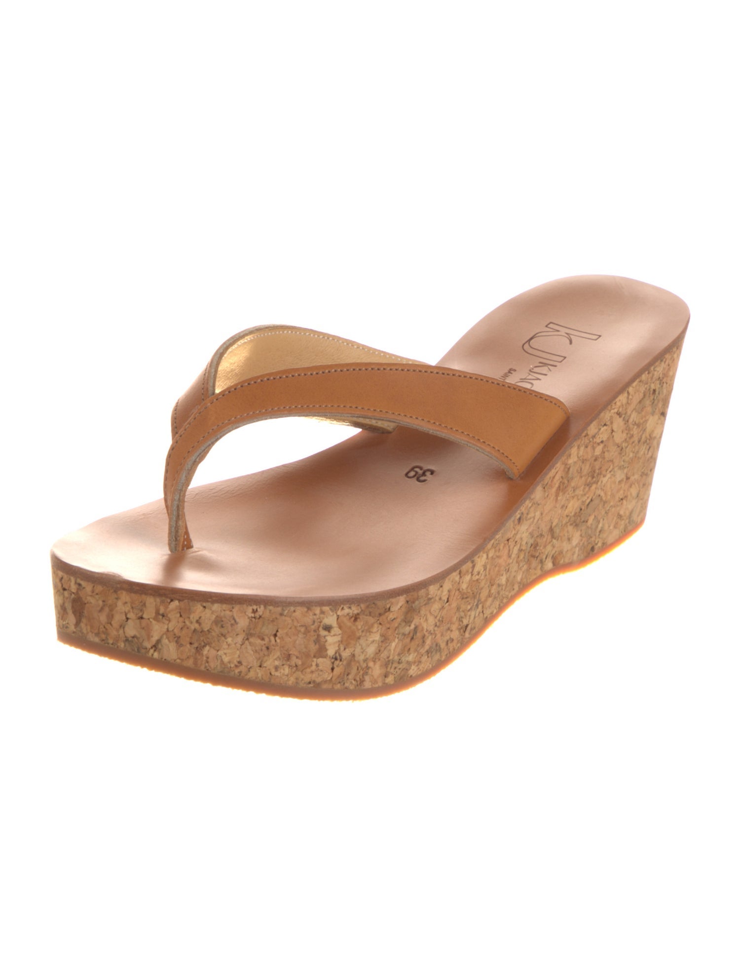 K Jacques St. Tropez Leather Flip Flops